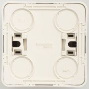 Розетка 1-м ОП Этюд 16А IP20 250В без заземл. без защ. шторок крем. SE PA16-001K