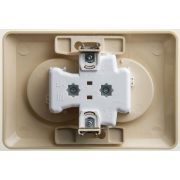Розетка 2-м СП Этюд 16А IP20 250В без заземл. без защ. шторок крем. SE PC16-005K