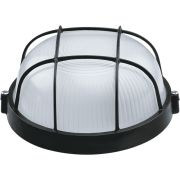 Светильник ЛОН 94 812 NBL-R2-60-E27/BL 1х60Вт E27 IP54 (аналог НПБ 1302 черн. круг с решеткой 60Вт) Navigator 94812