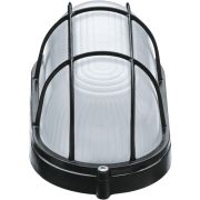 Светильник ЛОН 94 808 NBL-O2-60-E27/BL 1х60Вт E27 IP54 (аналог НПБ 1402 черн. овал с решеткой 60Вт) Navigator 94808