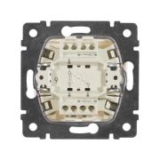 Переключатель проходной 1-кл. СП Valena 10А IP31 250В механизм бел. IEK 774406