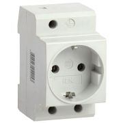 Розетка силовая РАр10-3-ОП с заземл. на DIN-рейку KARAT IEK MRD10-16