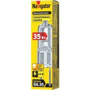 Лампа галогенная 94 211 JC 35Вт clear G6.35 12В 2000h Navigator 94211