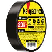 Изолента ПВХ 15мм (рул.20м) черн. NIT-B15-20/BL Navigator 71103