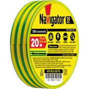 Изолента ПВХ 15мм (рул.20м) жел/зел. NIT-B15-20/YG Navigator 71108