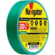 Изолента ПВХ 19мм (рул.20м) зел. NIT-A19-20/G Navigator 71113