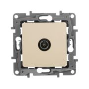 Розетка телевизионная TV СП Etika 2дБ 0-2400МГц с топологией «звезда» механизм сл. кость IEK 672351