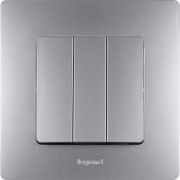 Рамка 1-м Etika алюм. IEK 672551