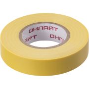 Изолента ПВХ 15мм (рул.20м) 71 679 OIT-B15-20/Y желт. ОНЛАЙТ 71679