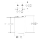 Элемент питания алкалиновый «крона» 6LR61 9В Alkaline BL-1 (блист.1шт) Ergolux 11753