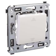 Переключатель 1-кл. 2мод. СП Avanti «Белое облако» 16А IP20 бел. DKC 4400113