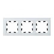 Рамка 3-м AtlasDesign Nature стекло бел. SE ATN320103