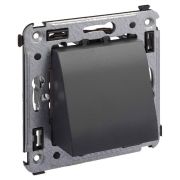 Вывод кабеля из стены Avanti «Черный матовый» DKC 4412983