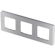 Рамка 3-м Inspiria алюм. IEK 673952