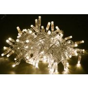 Гирлянда нить 10 м 100 светодиодов теплый белый свет IP44 прозрачный шнур 3 м 230 В контроллер 8 сцен LIGHTING