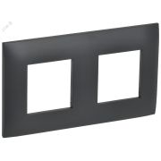 SKANDY Рамка 2-местная SK-F02T титан IEK