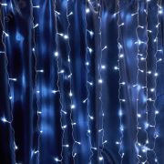 Гирлянда Занавес LED 5000К эффект стробов 1.5х1.5 м IP44