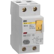 Выключатель дифференциальный (УЗО) KARAT ВД3-63 2P 63А 100мА 6кА тип AC