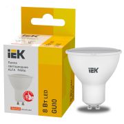 Лампа LED ALFA PAR16 софит 8Вт 230В 3000К GU10 (6шт)IEK