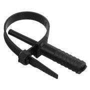 Хомут 7х150мм дюбельный черный (50шт)