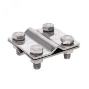 Зажим крестовидный прут-прут пластина 57x57 мм Ni PROxima