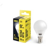 Лампа светодиодная G45 шар 9Вт 230В 3000К E14