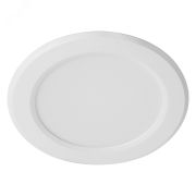 Светильник светодиодный ДВО-9w 6500К 720Лм с БАП 3ч. в пластиковом корпусе белый Feron