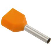 Наконечник-гильза НГИ2 0,5-8 с изолированным      фланцем (оранжевый) (100 шт) ИЭК