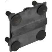 Зажим крестообразный полоса/пруток-полоса/пруток 40/12мм оцинкованная сталь TD