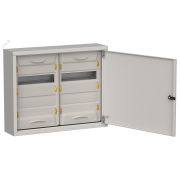 TITAN 5 Корпус металлический ЩРн-48 (2х24) 460х570х140мм IP31 серый (одна дверь) IEK