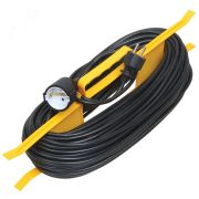 Удлинитель силовой 1 розетка шнур 50м ПВС 3x1 УР50