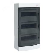 Щит распределительный навесной Unix прозрачная дверь 3х12 модулей IP41 EKF PROxima