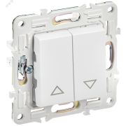 SKANDY Выключатель жалюзи 10А SK-V12W арктический белый IEK