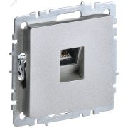 BRITE Розетка компьютерная RJ45 кат.5E РК10-БрА алюминий