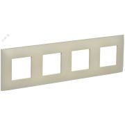 SKANDY Рамка 4-местная SK-F01B бежевый IEK