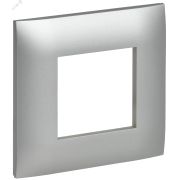 SKANDY Рамка 1-местная SK-F01S серебряный IEK