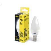 Лампа светодиодная C35 свеча 7Вт 230В 3000К E14