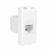 Розетка компьютерная 1мод. Avanti «Белое облако» RJ45 кат.6 без шторок модульная механизм DKC 4400691