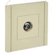 FORTE&PIANO Розетка TV проходная FP429 ваниль IEK