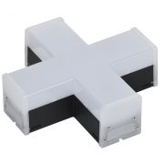 Светильник LED X-образный 1010 12Вт 4000К 180х180мм чер
