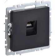 BRITE Розетка компьютерная RJ45 кат.5E РК10-БрЧ черный