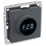 BRITE Термостат электронный с индикацией ТС10-1-БрМ маренго IEK