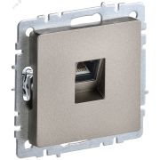 BRITE Розетка компьютерная RJ45 кат.5E РК10-БрШ шампань