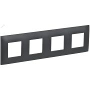 SKANDY Рамка 4-местная SK-F04T титан IEK