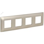 SKANDY Рамка 4-местная SK-F04Sh шампань IEK