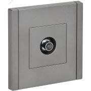 FORTE&PIANO Розетка TV оконечная FP528 сталь IEK