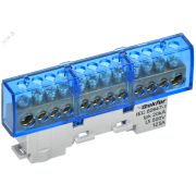 TEKFOR Шина N ноль изолированная на универсальном держателе 8х12-12-С IEK