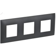 SKANDY Рамка 3-местная SK-F03T титан IEK