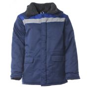 Куртка утеплённая мужская БРИГАДИР цв. т.синий, васильковый 56-58 112-116 170-176