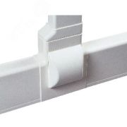 Тройник для плинтусного короба 100х40 мм с отводом на короб 90х40 мм белый